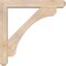 Ekena Millwork Legacy Craftsman Smooth Bracket w/ Offset Brace, Douglas Fir, 5 1/2"W x 32"D x 32"H BKT0604X32X32LEC04SDF - alternate 4